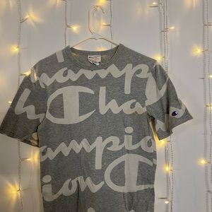 Gray champion shirt